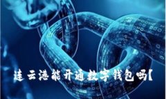 连云港能开通数字钱包吗？
